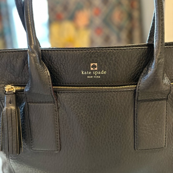 Beautiful pebbled leather Kate Spade tote - excellent condition - Picture 3 of 12